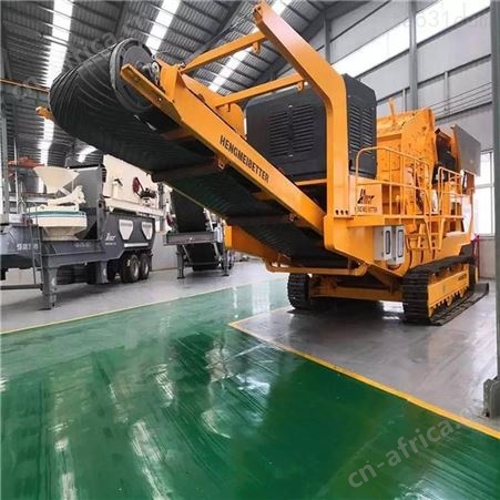 供应北京建筑垃圾处理设备 履带式移动破碎站