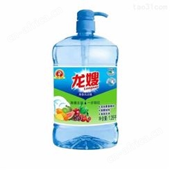 新疆伊犁州伊犁市洗洁精招商加盟 龙嫂1260g果香透明洗洁精 无磷配方 安心健康