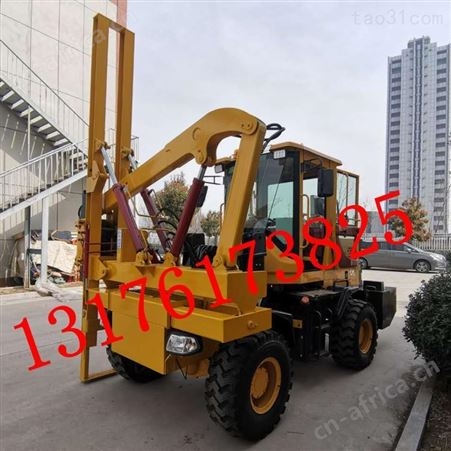 汇鑫926型护栏打桩机 打拔钻一体 936率打桩机