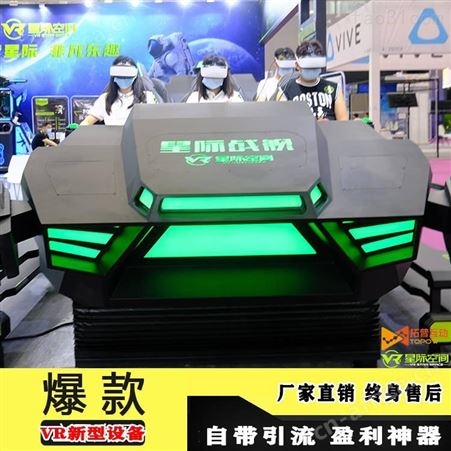 VR6人暗黑战舰VR自助观影VR科普VR设备拓普互动