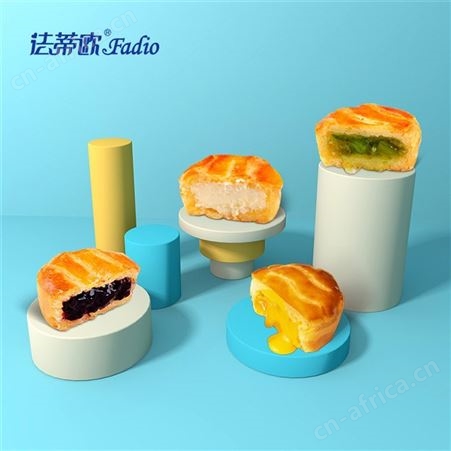 法蒂欧卢浮魅影法式月饼礼盒 流芯月饼 共12枚 团购