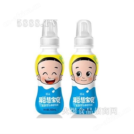 聪慧宝贝发酵型乳酸菌草莓味原味200mlx4儿童饮品