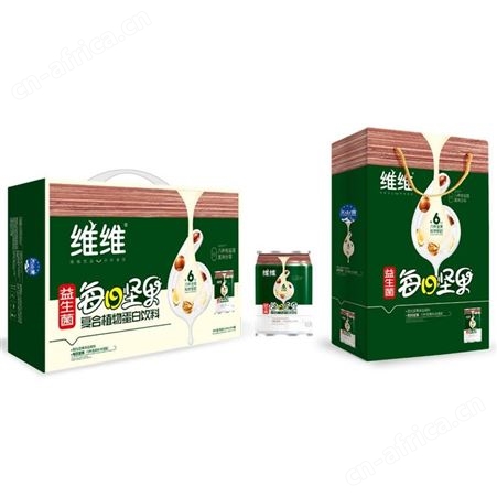 益生菌复合蛋白饮料罐装礼盒装240ml整箱商超渠道