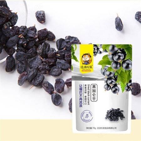 黑加仑干果干70g袋装不添加防腐剂新鲜原料休闲食品