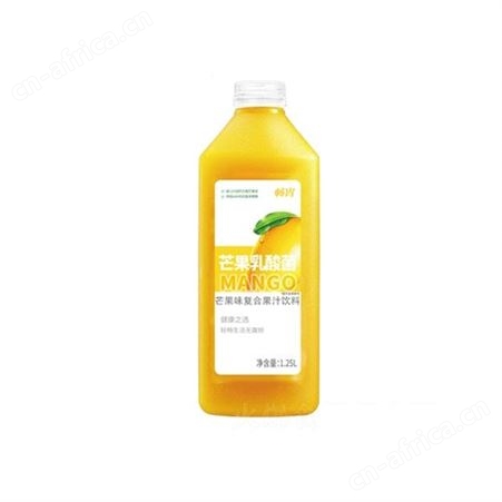 芒果乳酸菌饮品1.25L复合果汁饮料大瓶家庭装