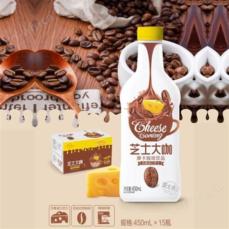 芝士大咖摩卡咖啡饮品450mlX15高颜值精品咖啡