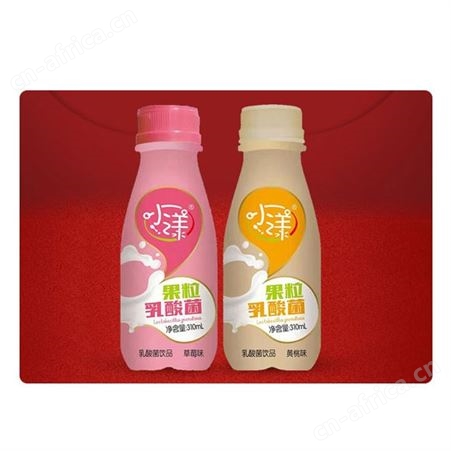 果粒乳酸菌草莓味310ml乳味饮料酸奶饮品商超渠道