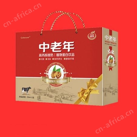 中老年高钙核桃奶植物蛋白饮品250ml*12低糖低脂