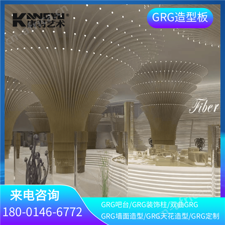 专业生产GRG罗马柱会所欧式教堂婚庆礼堂欧式构件生产厂家