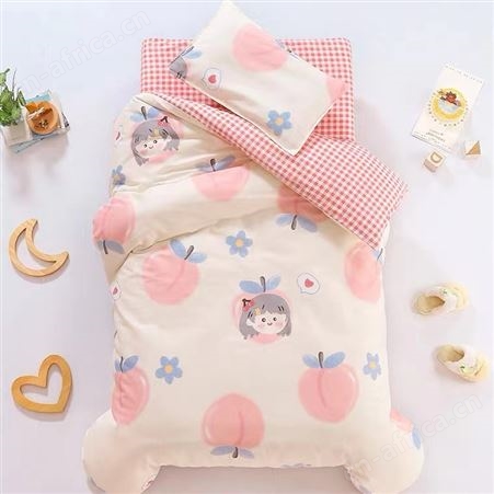 老弹匠幼儿园六件套工厂大型棉制品厂家专业定制床上用品批发包邮
