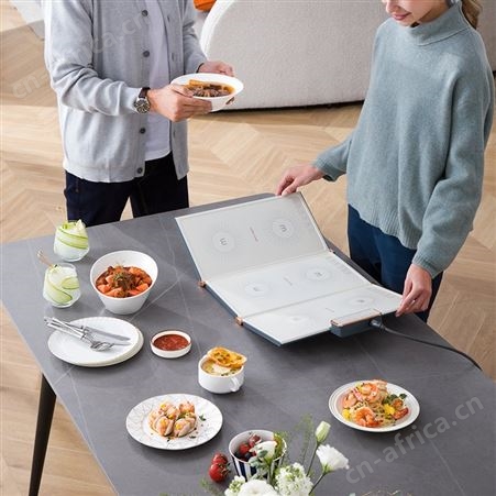 摩飞折叠暖菜板 家用热菜板暖菜宝 多功能方形餐桌暖菜垫片