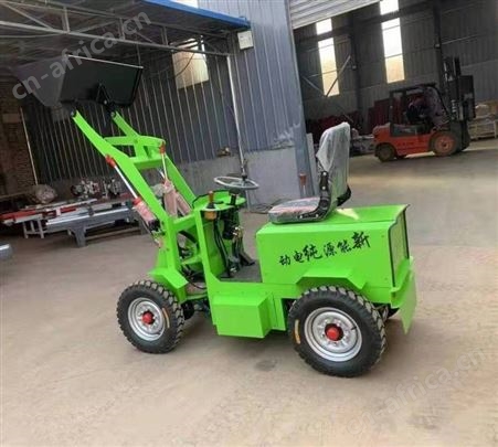 电动四驱 农用小型装载机 轮式小铲车 建筑工地装载设备定制
