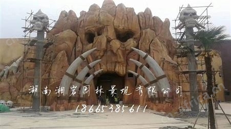 嘉兴塑石假山 湘岩园林塑石假山 水泥仿真树假山 工程设计假山公司