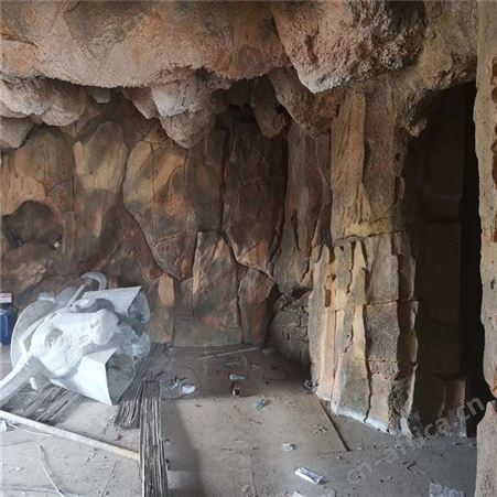 门头连锁装饰假山制作厂家 银川过山车假山 无中间商