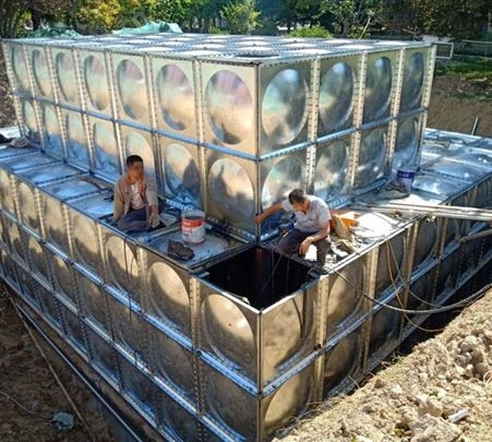 耐温性高加厚防腐304不锈钢水箱 消防水箱组合式水罐