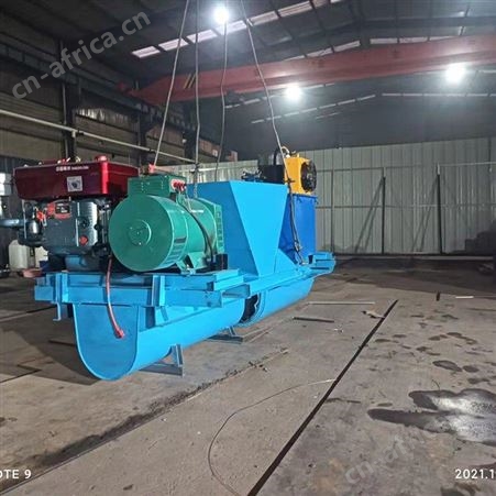现浇石水渠滑模机公路施工排水沟衬砌机 U型混凝土渠道成型机