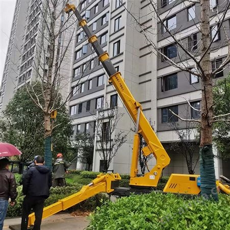 微型履带式蜘蛛吊机起重机移动式小型蜘蛛吊车遥控载重行走履带吊