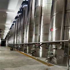定制供应不锈钢储罐电加热发酵罐304葡萄酒设备