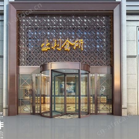 咸阳定制自动门 旋转门厂家免费上门测量尺寸