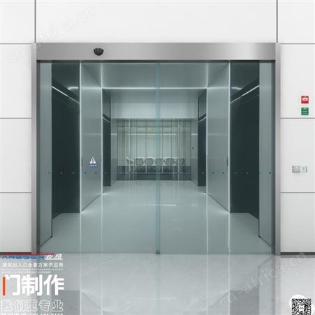供应西安自动门安装亚格无框自动门加工
