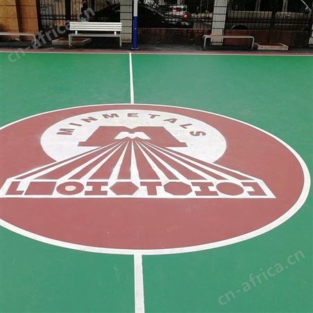 厂家供应硅PU球场 室外篮球场地面材料 球场地面施工