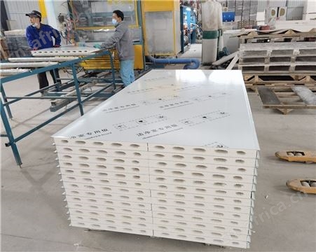 中健集团 硫氧镁净化彩钢板 净化车间隔墙吊顶专用板 手工夹芯净化板