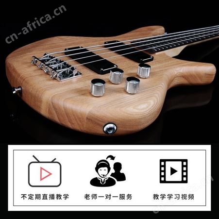 名森Minsine贝斯榆木电贝司 四弦初学者BASS配音箱电贝 司套装