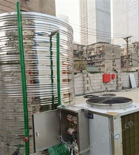 美的空气能热水器 工厂宿舍洗澡热水系统工地空气源热泵一体机