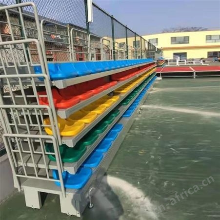 华丽体育室外中空塑料观众坐席场看台电动伸缩座椅活动固定座椅篮球场