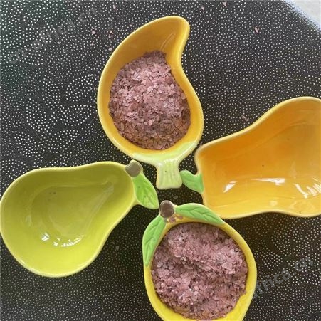 外墙喷漆不规则岩片美甲彩色岩片真石漆用岩片专用红色云母