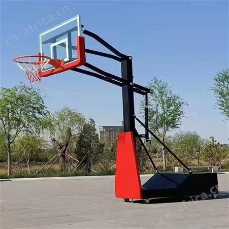 华丽体育成人户外标准比赛可移动训练室外家用篮球架学校广场篮球架篮球架