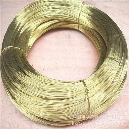 进口环保铜合金卷线 CUZN33黄铜线 cuzn33全软黄铜丝厂家
