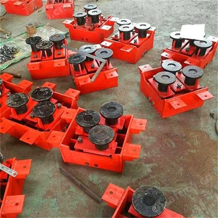 矿用弯道护轨装置轮组 主副压绳轮 托绳轮组 无极绳绞车配