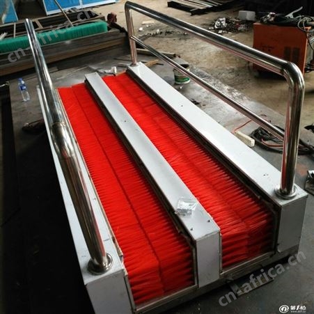 煤矿工业无动力刷靴设备 矿用洗靴机 全自动双通道洗鞋机