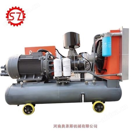 湖南省新化县三致移动空压机SZDY22装修喷漆用