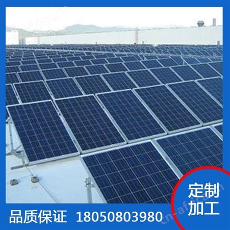 双恒 法兰盘螺旋桩 太阳能光伏支架  铝合金材质 定制