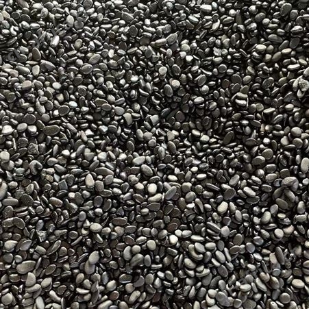 3-5毫米黑色砾石 水培铺面石子砾石 铺路工程水磨石子