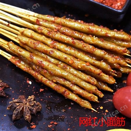网红小面筋0.073元/串 铁板串串食材 网红炸串半成品