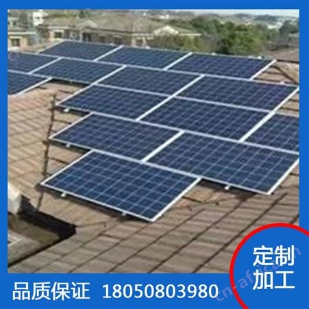 双恒 法兰盘螺旋桩 太阳能光伏支架  铝合金材质 定制