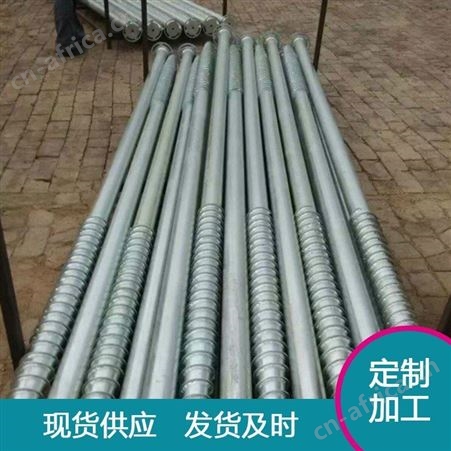 双恒集团 螺旋地桩 太阳能光伏预埋地脚 水泥灌注钢筋热镀锌