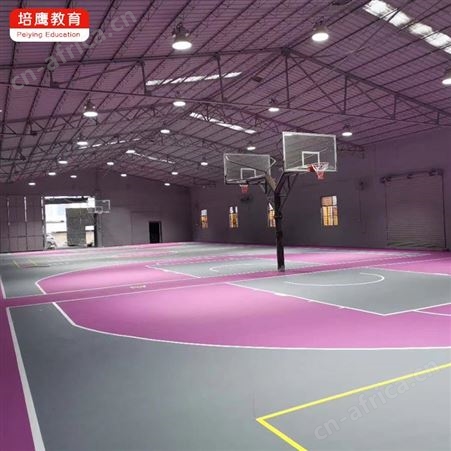 培鹰运动地面材料PVC地板羽毛球场地尺寸标准可定制耐磨防滑