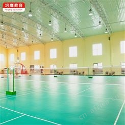培鹰运动地面材料PVC地板羽毛球场地尺寸标准可定制耐磨防滑
