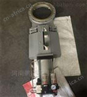 气动带防尘罩刀型闸阀