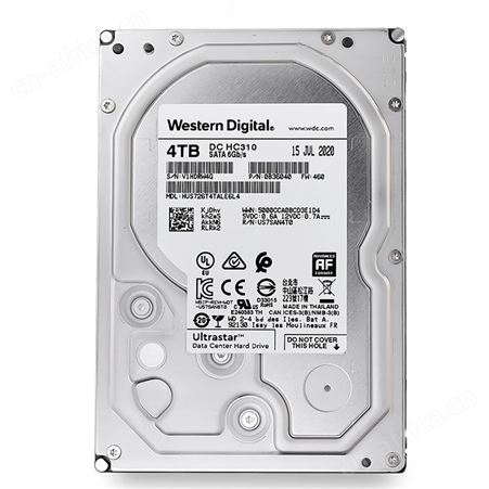 西数 WD HUS726T4TALE6L4 4T 企业级硬盘 SATA6Gb/s 7200转 3.5