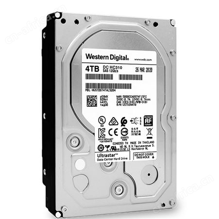 西数WD HUS726T4TAL5204 4T 企业级硬盘SAS12Gb/s 7200转 3.5