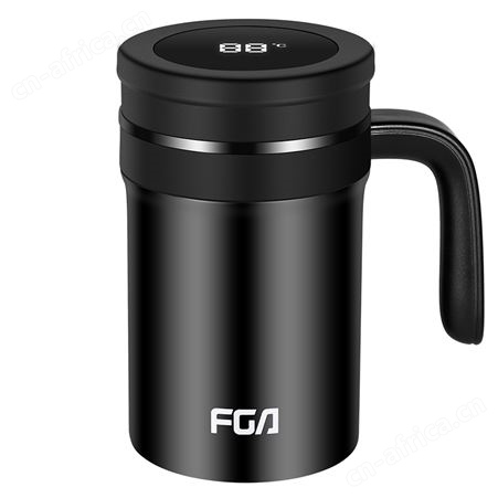 富光智能保温杯带把显温办公杯测温杯子便携水杯高档商务泡茶杯子