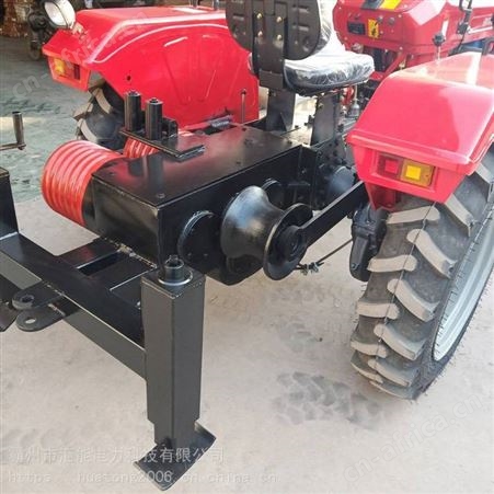 农田耕作开荒4T/6T/10T拖拉机牵引机 四轮四驱拖拉机改装绞磨机 汇能