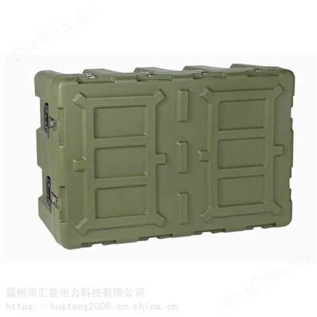 8U减震机架箱 工业化储存箱 长方形运输箱 大号PE材质滚塑箱 汇能
