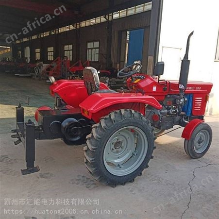 农田耕作开荒4T/6T/10T拖拉机牵引机 四轮四驱拖拉机改装绞磨机 汇能