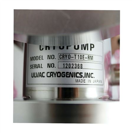 日本爱发科Ulvac低温水汽捕集泵CRYO-T10E-RM 